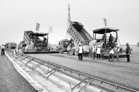 点击放大 德上高速巨单段建设正全面推进