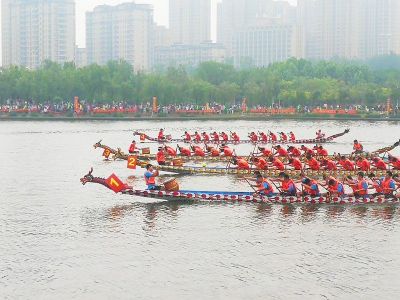 第五届菏泽“东盛·欧亚达”杯龙舟邀请赛成功举办