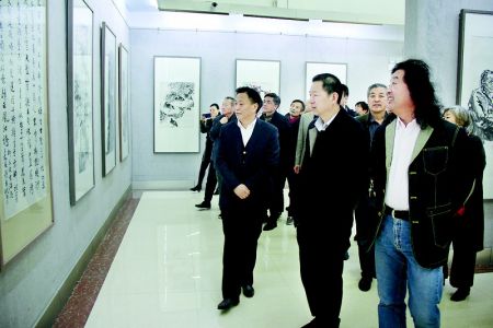 市当代国画研究院举办首次书画联展