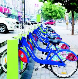 今年市区将新建60个公共自行车站点