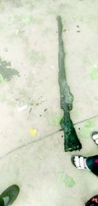 点击放大 湖西“小延安”古井清淤发现疑似抗战时期老物件