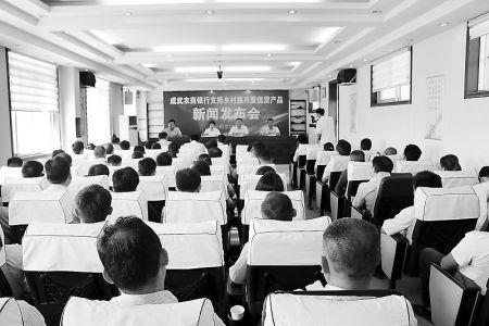 成武农商银行举行支持乡村振兴信贷产品新闻发布会