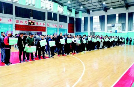 菏泽市首届高等院校太极拳比赛开幕